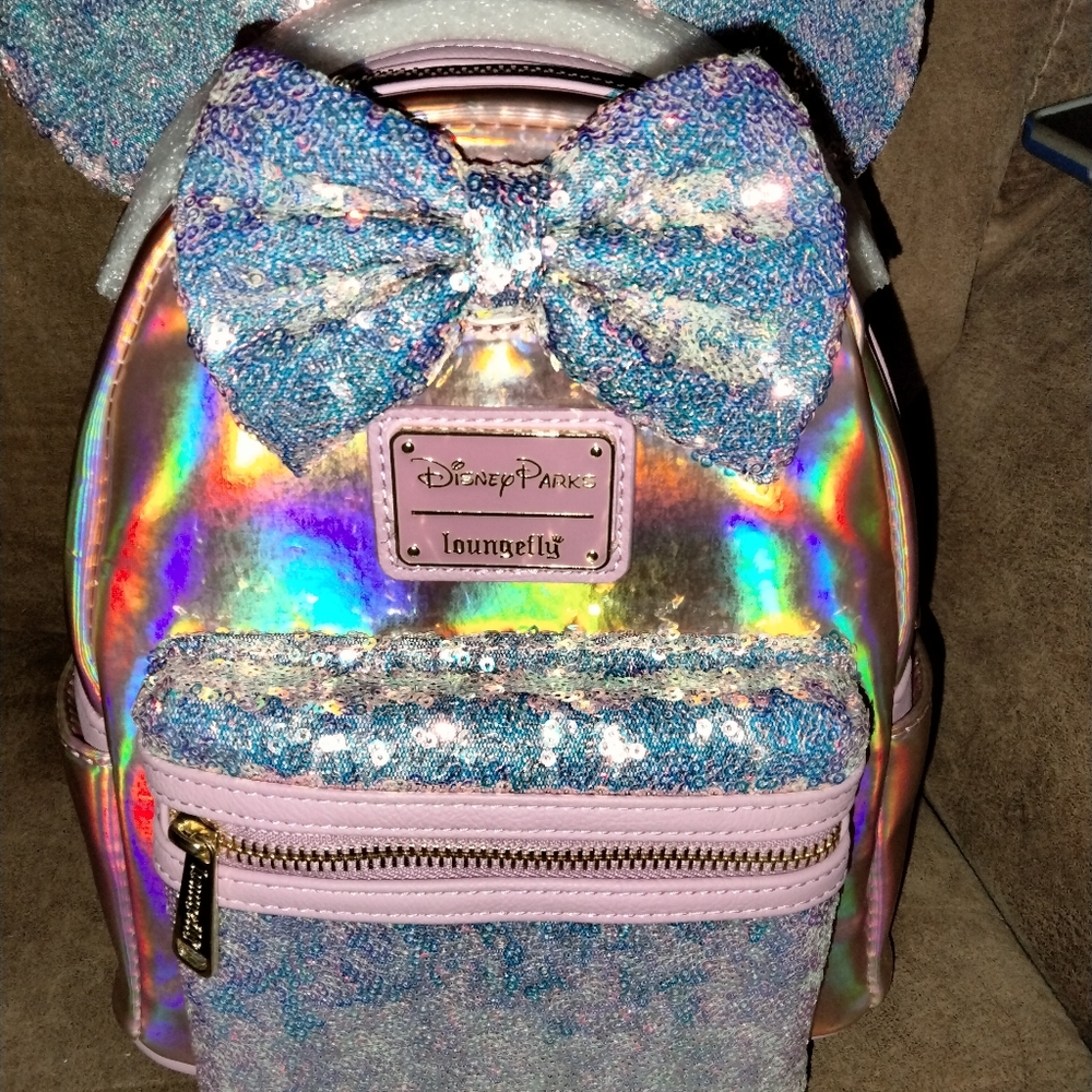 Disney eridescent loungefly backpack